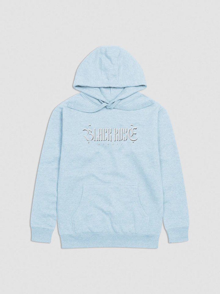 Black Rose Beauty Hoodie "Sky Blue" product image (1)
