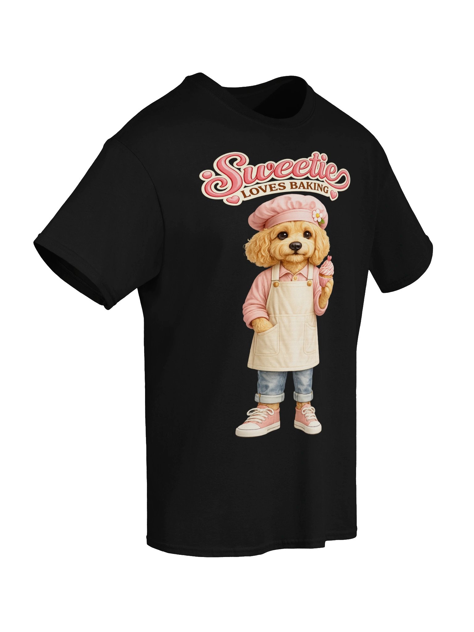 Sweetie Loves Baking Dog Adult Tee product image (6)