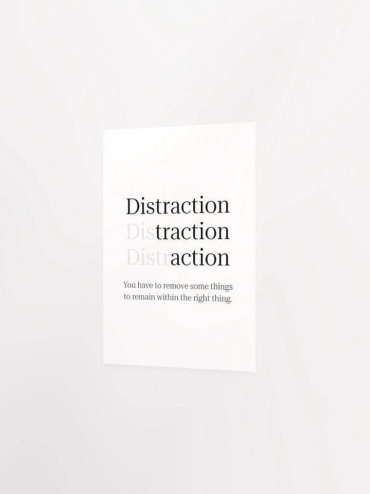 Distraction poster product image (15)