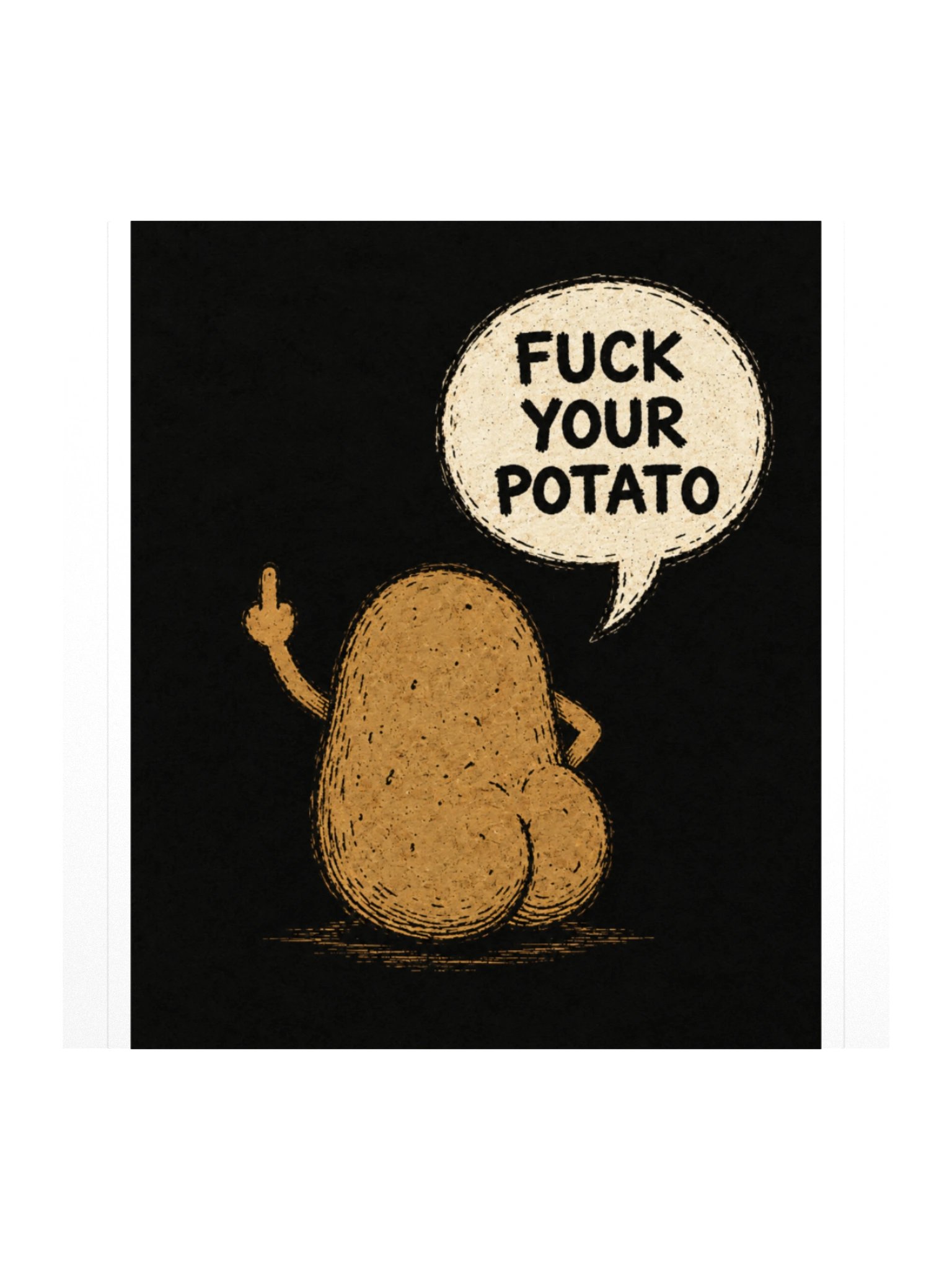 F*** Your Potato Stickers (Back) product image (1)