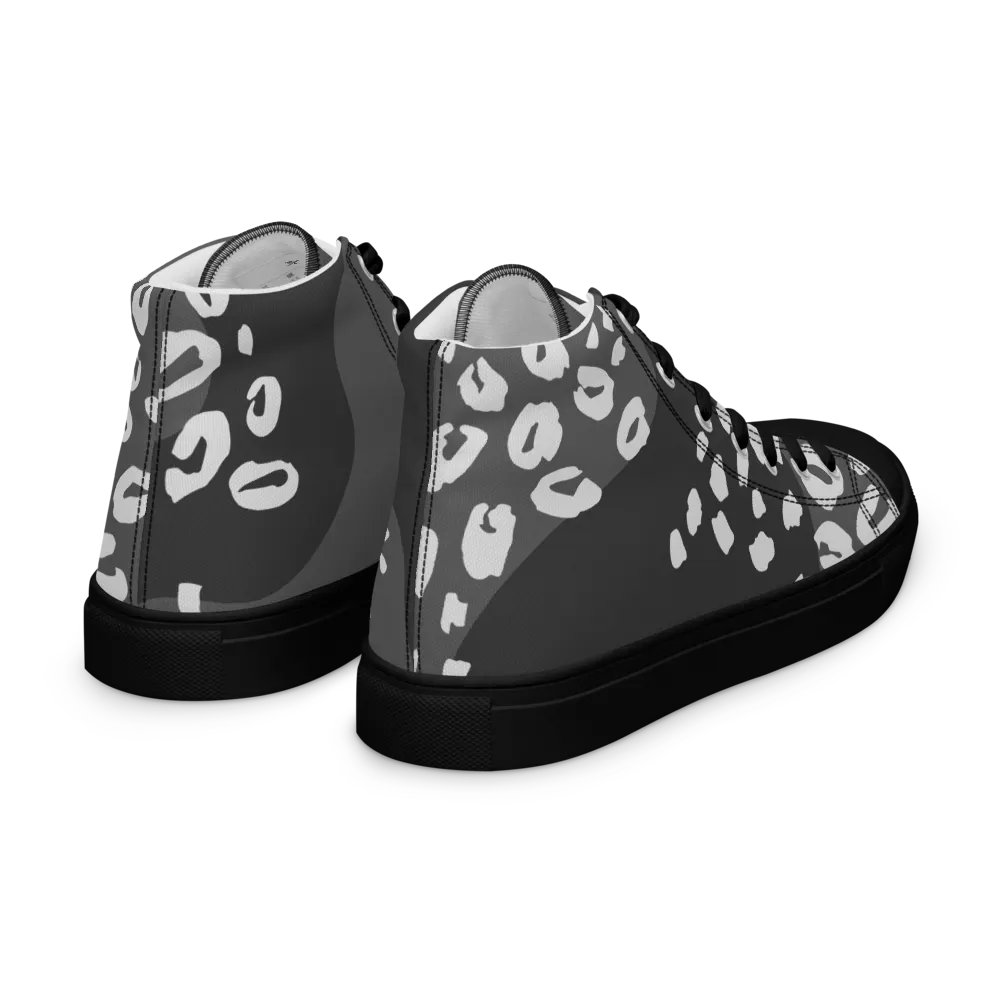 Leopard Grey Men's High Tops product image (16)