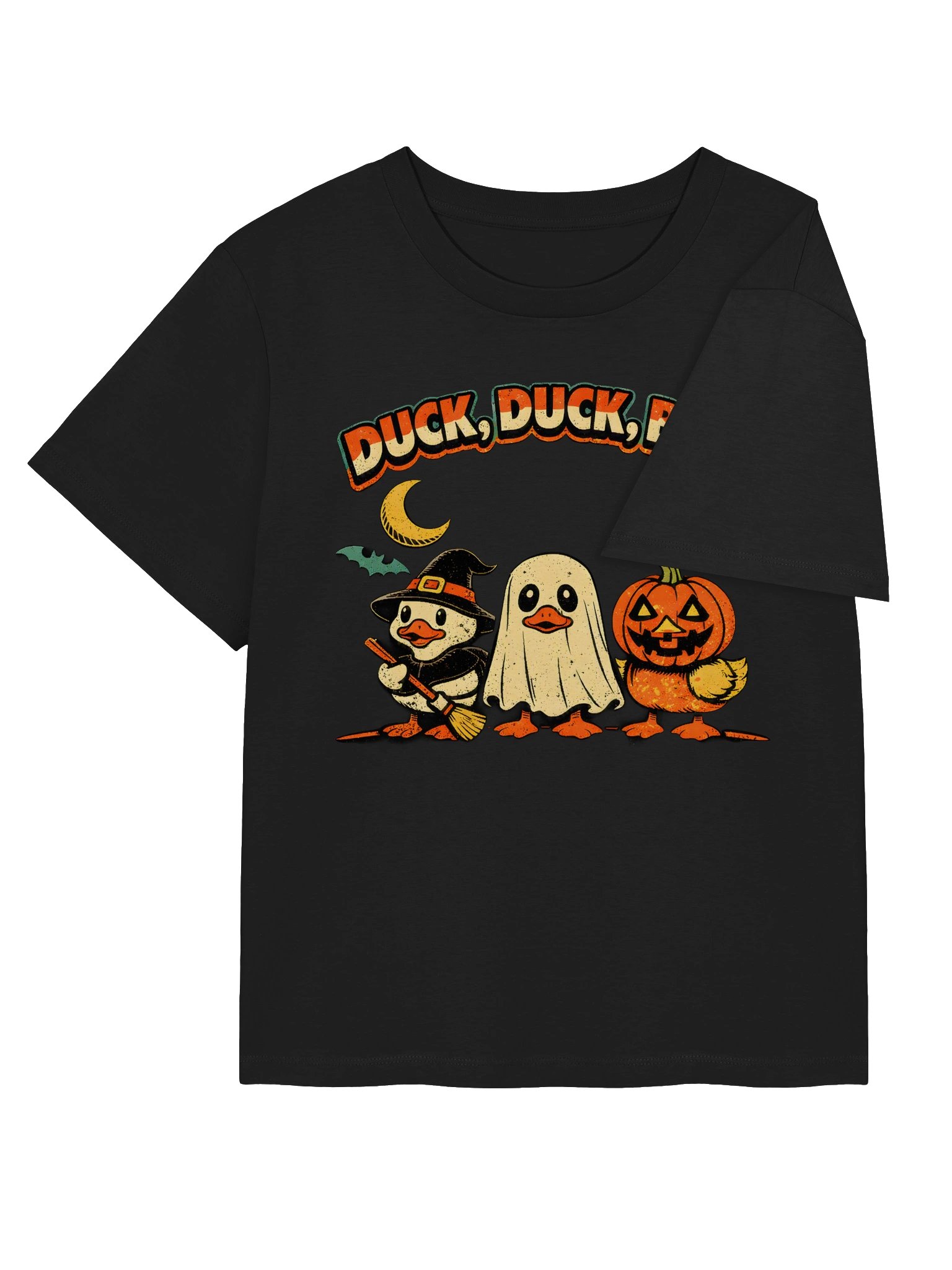 Duck, Duck, Boo Halloween Tee product image (18)