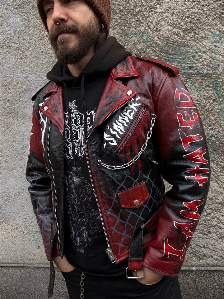 👺 Slipknot Hand-Painted Custom Jacket product image (2)