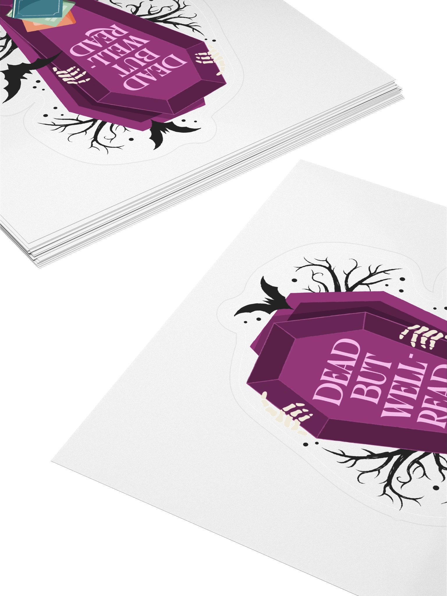 Dead But Well-Read Stickers product image (4)