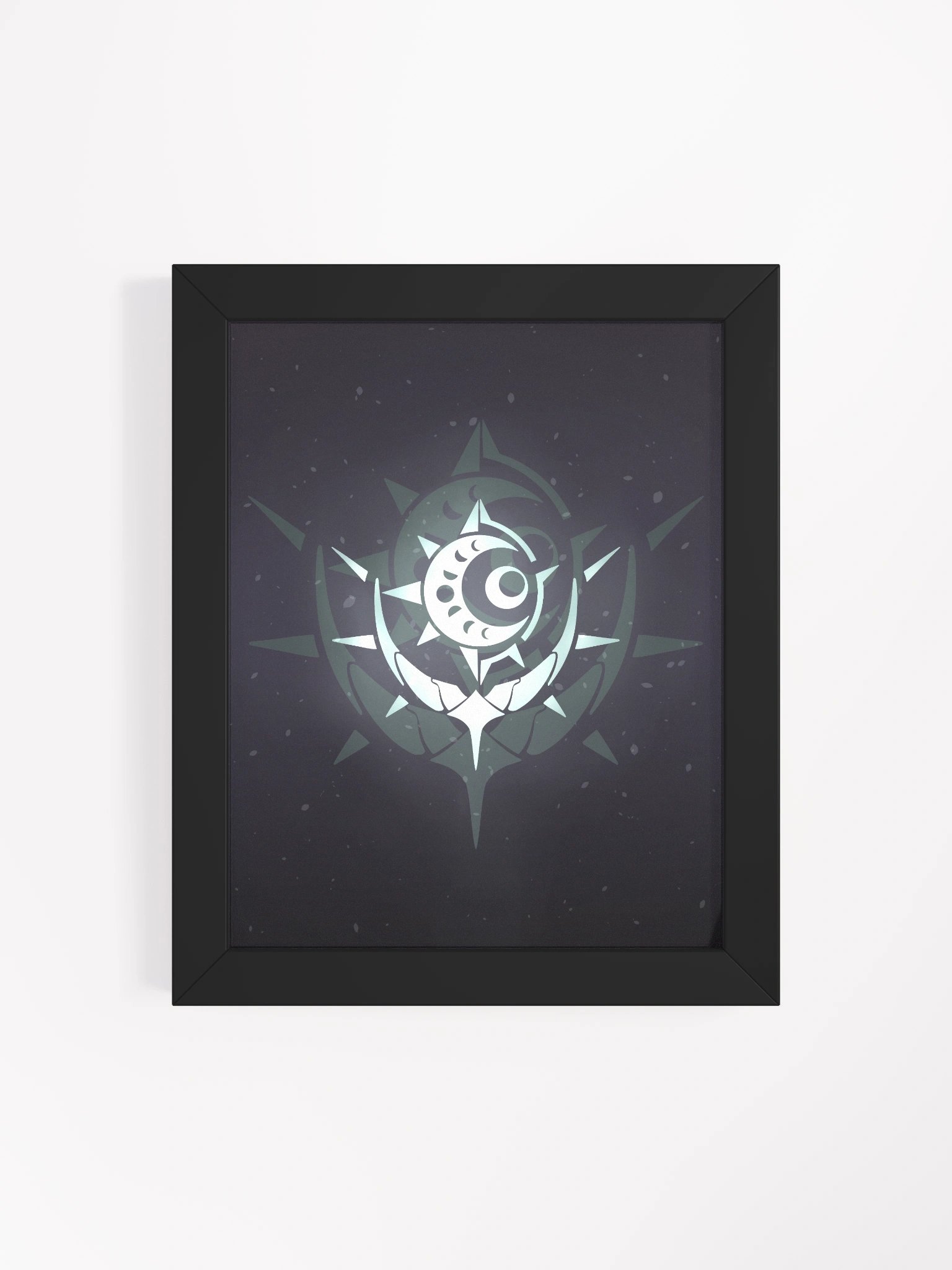 Framed Matte Poster - Moon Mark Design product image (4)