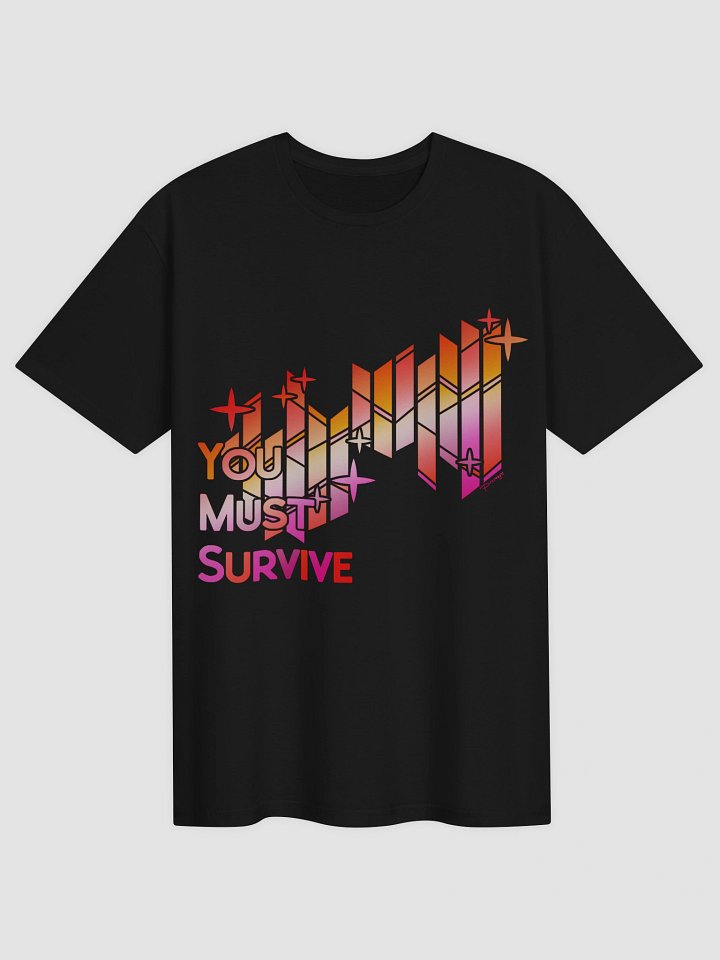 LESBIAN "YOU MUST SURVIVE" Stained Glass T-Shirt product image (101)