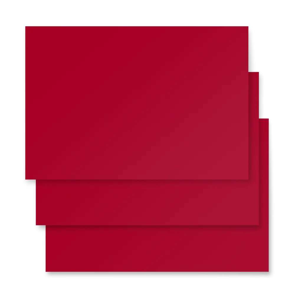 Carmine Red Solid Holiday Christmas Wrapping Paper Sheets (3) product image (5)