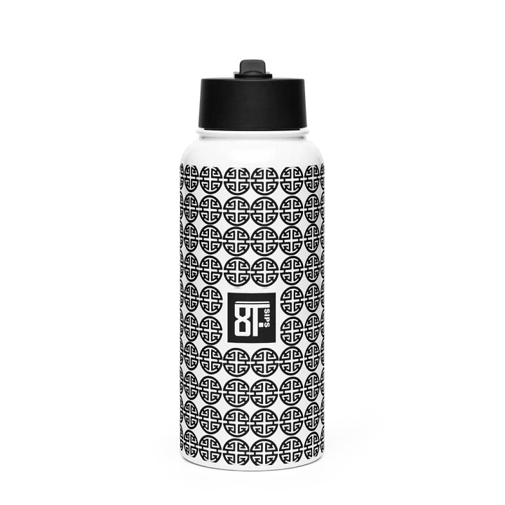 8T Sips Prosperity Stainless Steel Water Bottle product image (1)