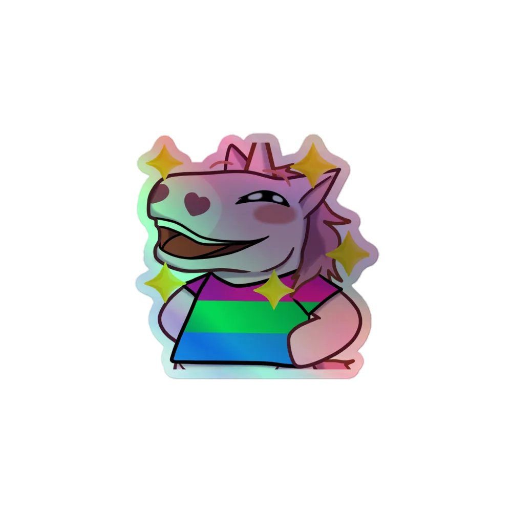 POLY Pride Holographic Sticker product image (1)