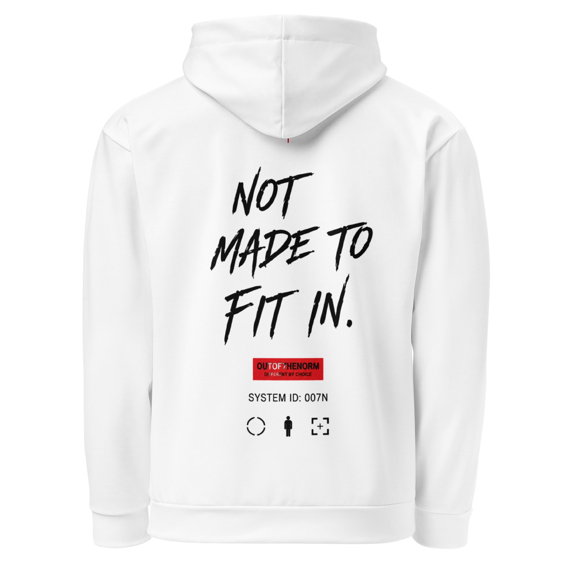Speckled '7' Minimalist All-Over Print Hoodie product image (3)