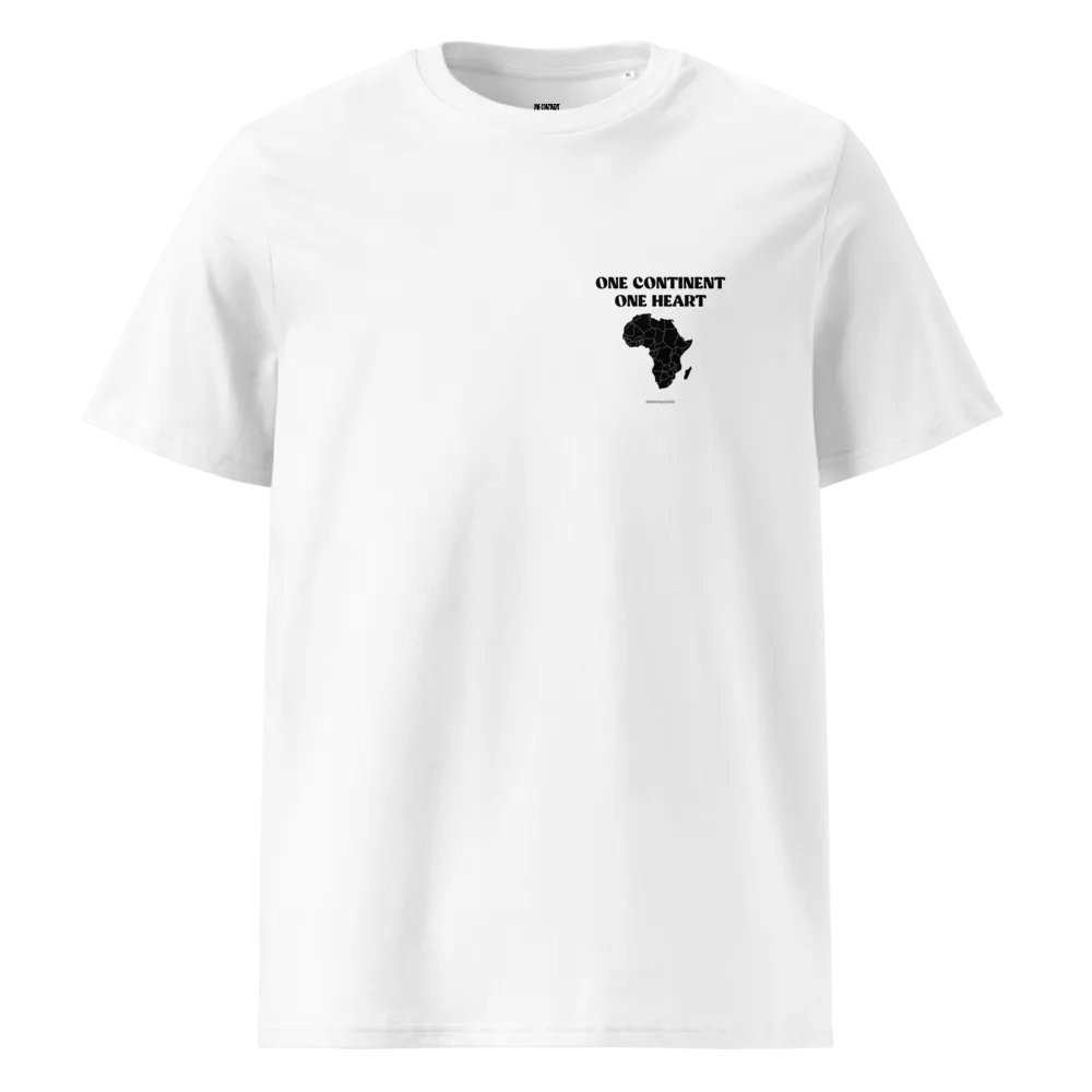 Africa United Organic Cotton T‑Shirt – Unisex Eco‑Friendly African Heritage Map Tee product image (4)