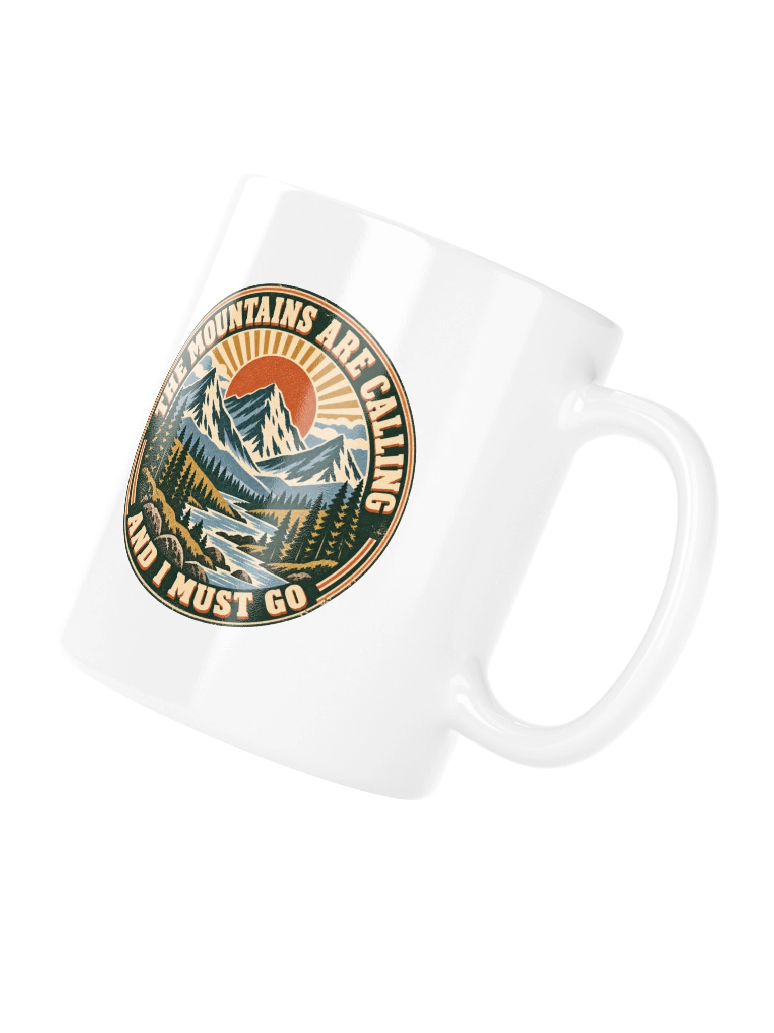 The Mountains Are Calling Ceramic Coffee Mug product image (5)