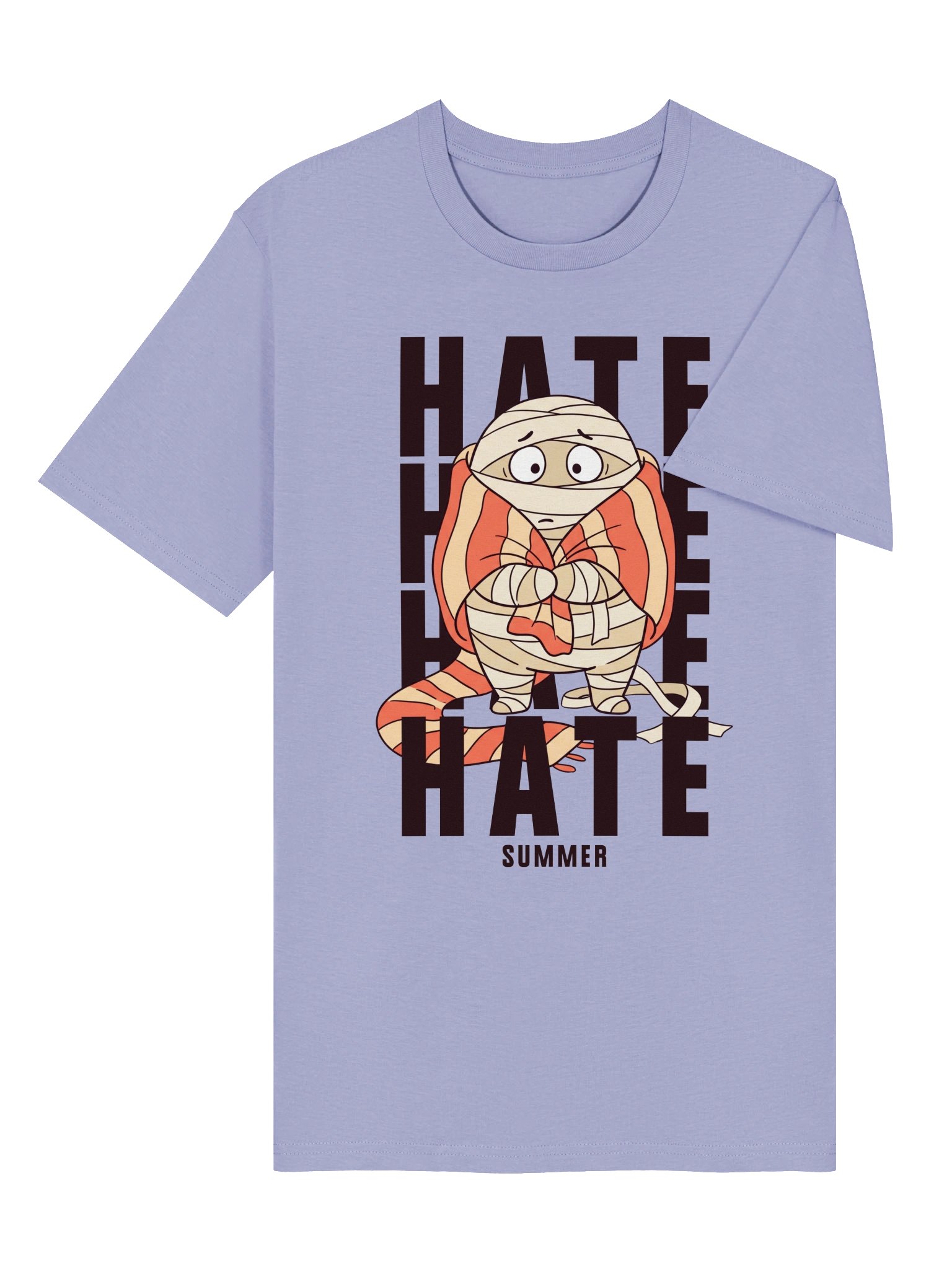Hate Summer Bandaged Cartoon Tee product image (3)