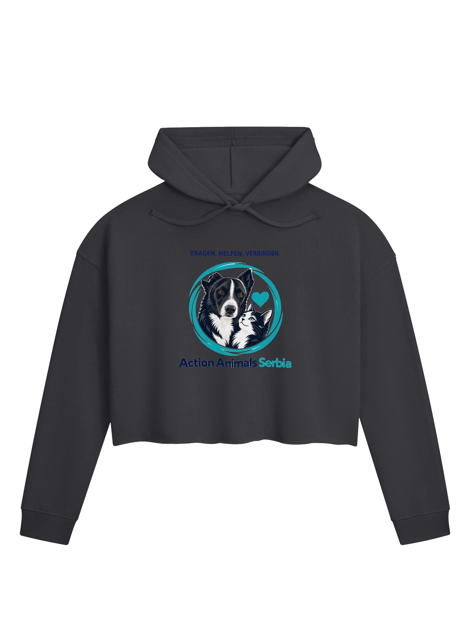 AAS · Mitgefühl steht dir – Cropped Hoodie product image (1)