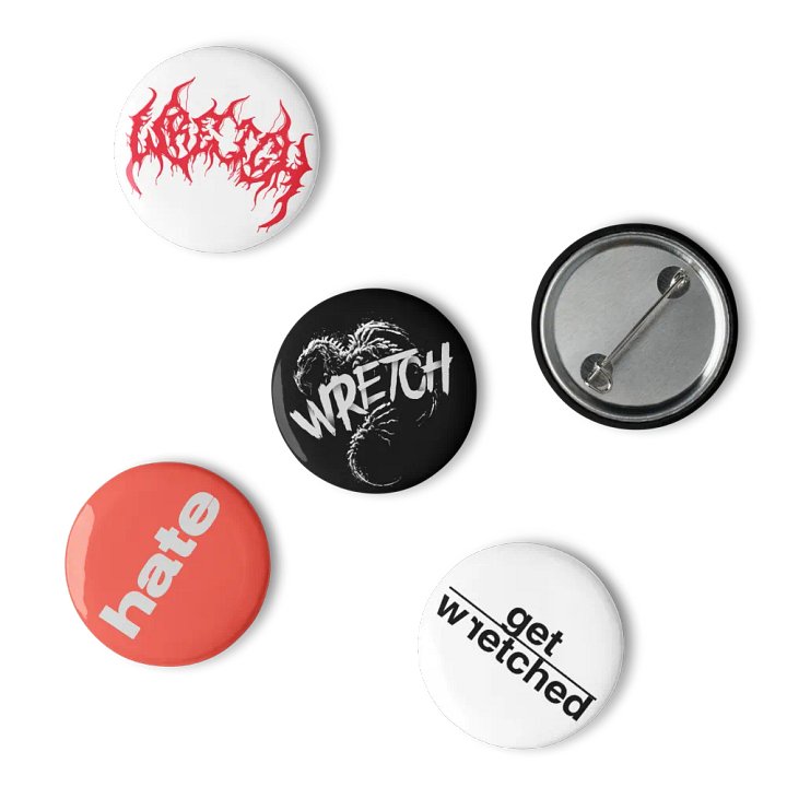 WRETCH Button Pins product image (2)