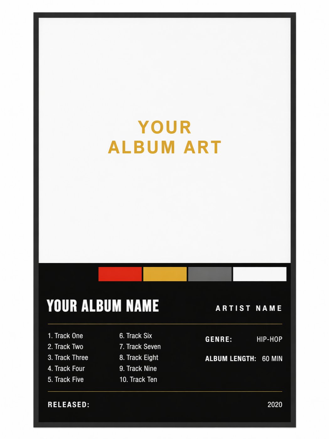 "CUSTOM TRACKPLAQUE" product image (1)