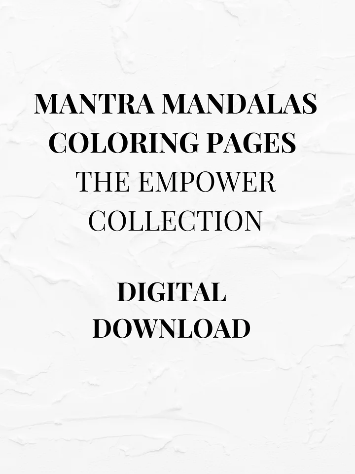Mantra Mandalas Coloring Pages–Empower Collection product image (2)