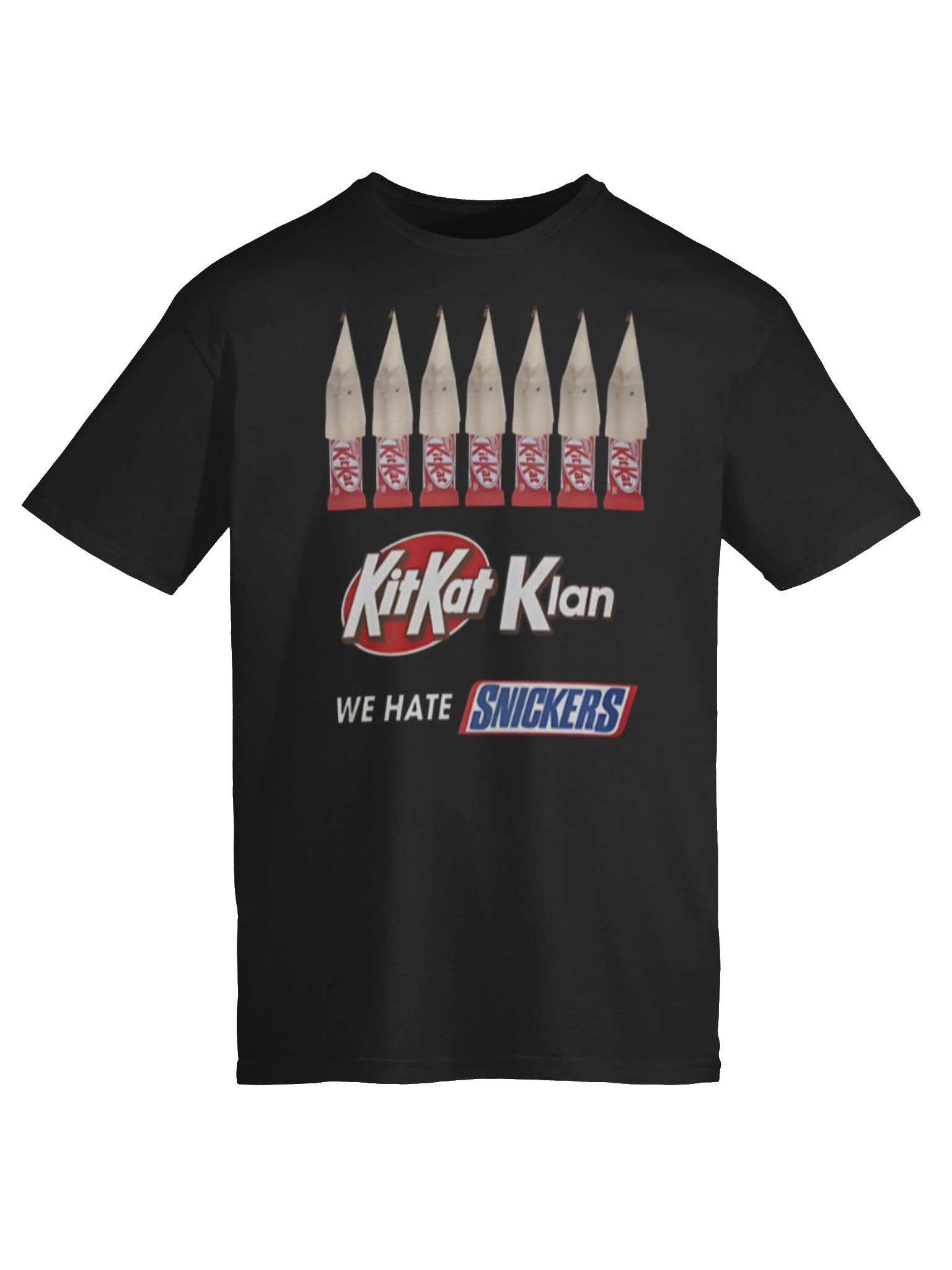 Kit Kat Klan We Hate Snickers T-Shirt product image (6)