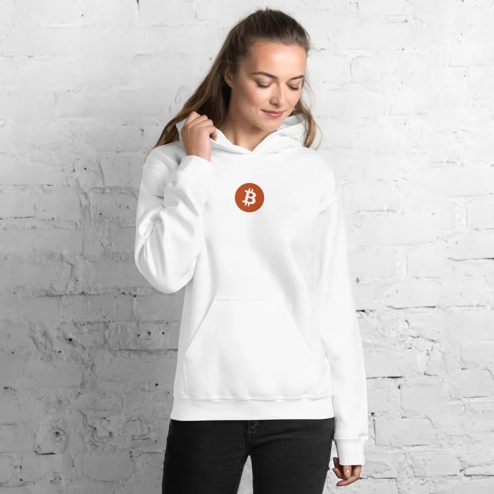 Bitcoin Logo Embroidered Hoodie product image (12)