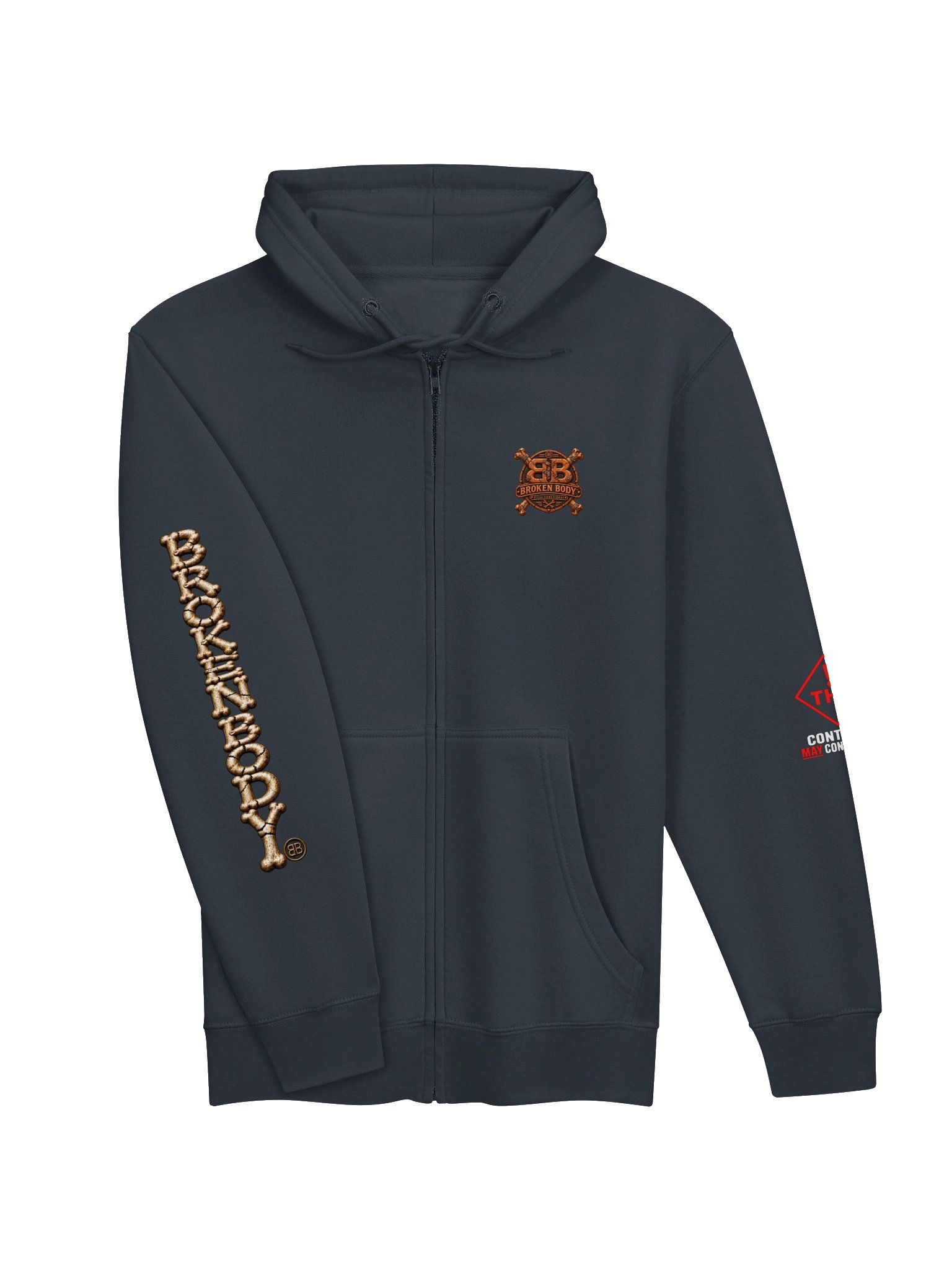 THC Check Engine Hoodie — Check Engine On, THC On, Give a Shit Off | Broken Body™ product image (4)