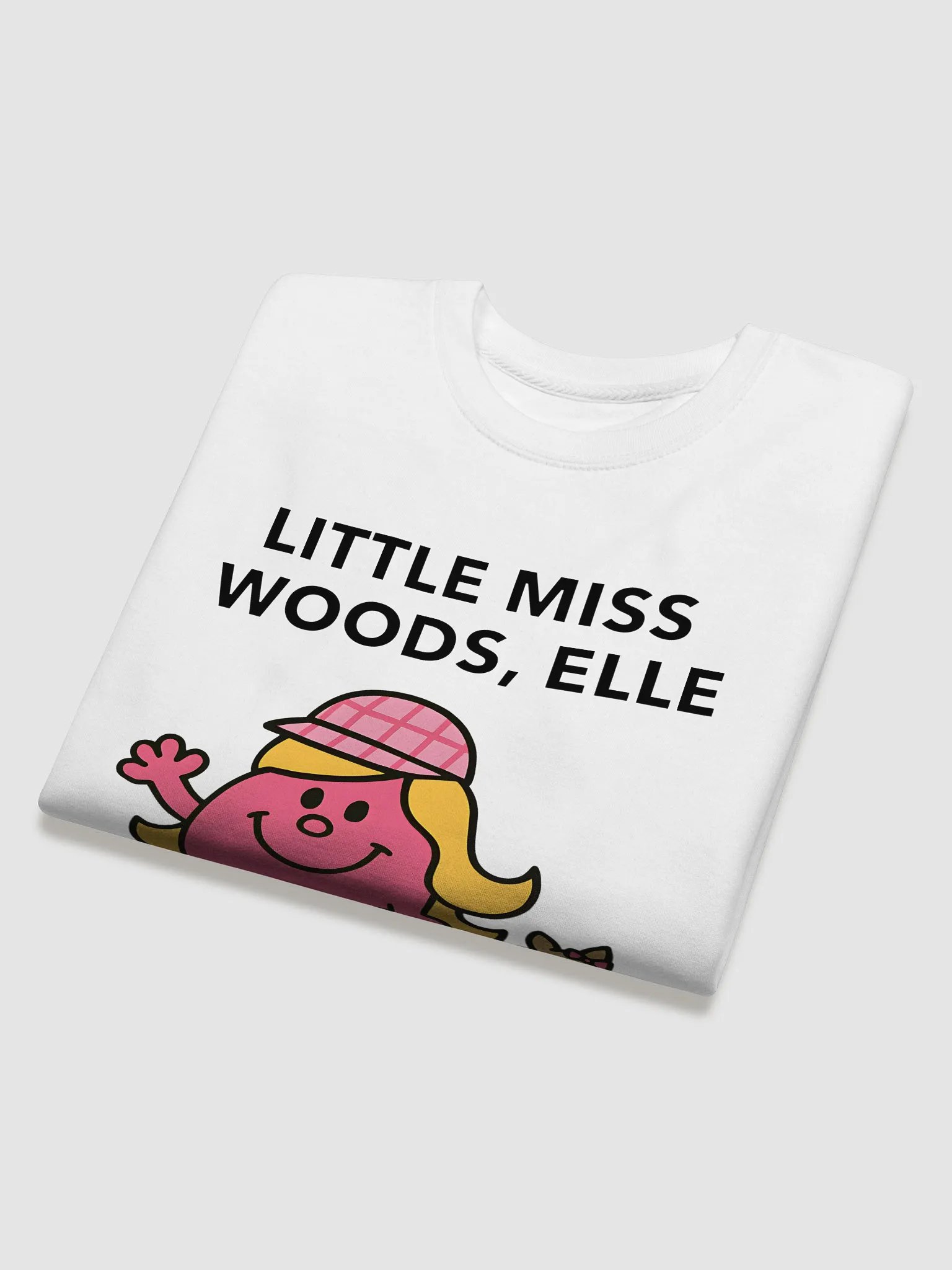 Little Miss Elle Woods Sweatshirt – Cotton Heritage Fleece Feminist Theatre Pullover product image (3)