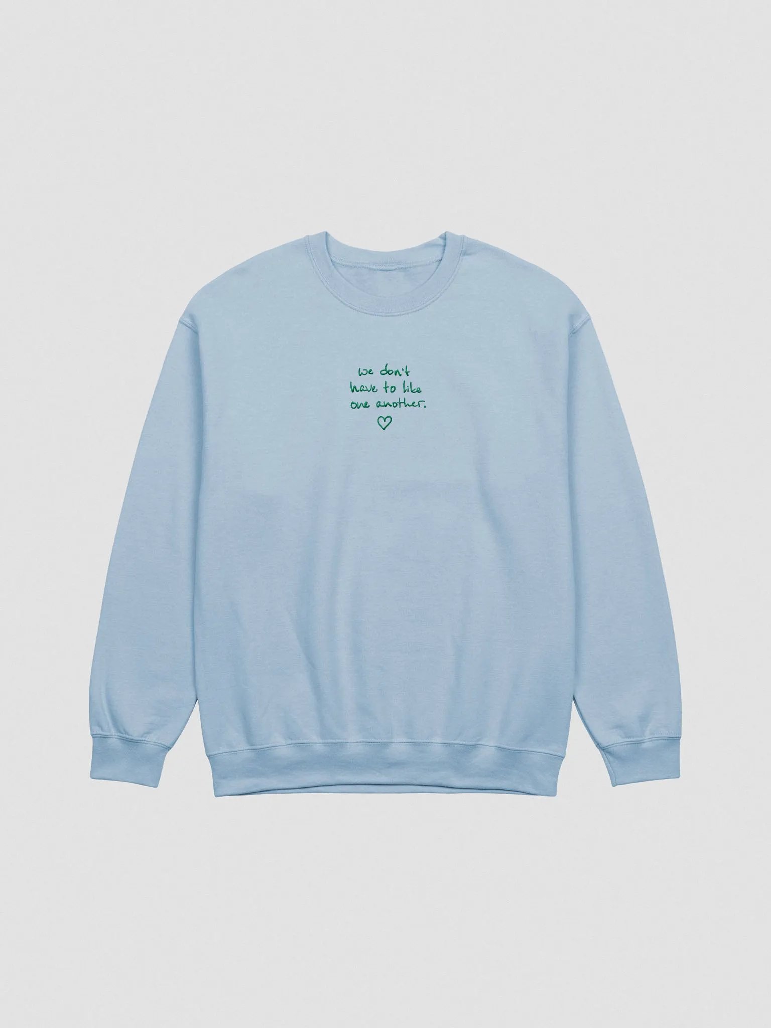 ONE ANOTHER (kelly) embroidered crewneck product image (2)