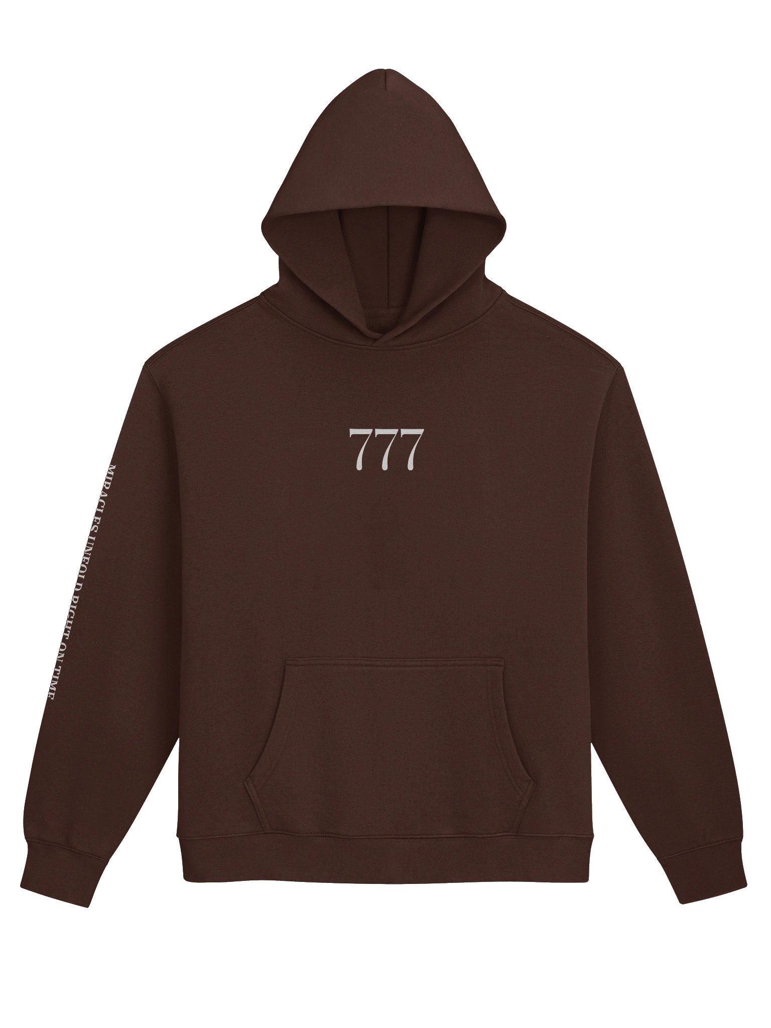 Unisex Oversized Hoodie - 777 - Miracles unfold right on time product image (10)
