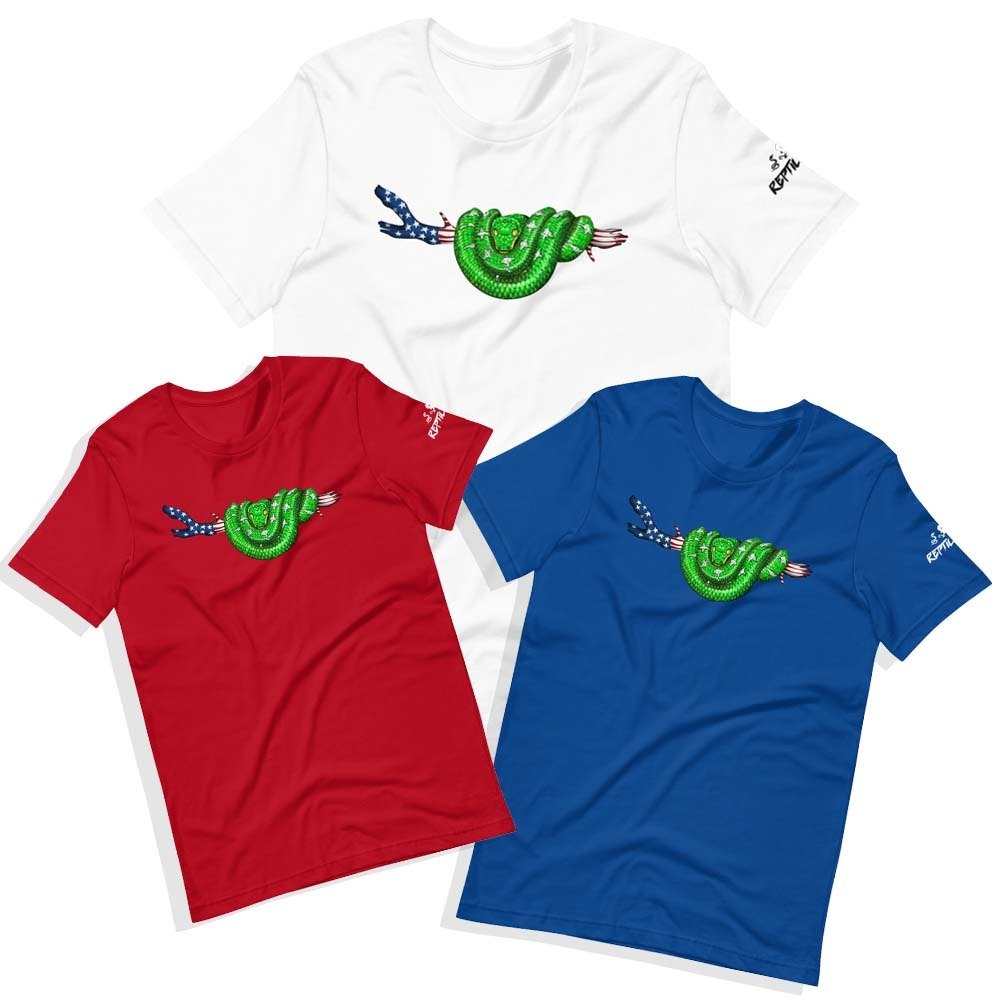 4th of July Snake T-Shirt product image (1)