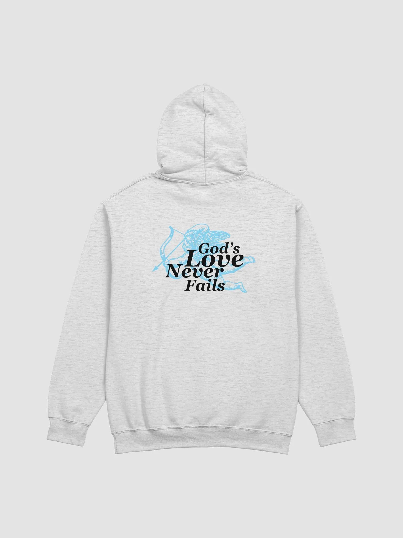God's Love Never Fails Christian Hoodies​ product image (1)