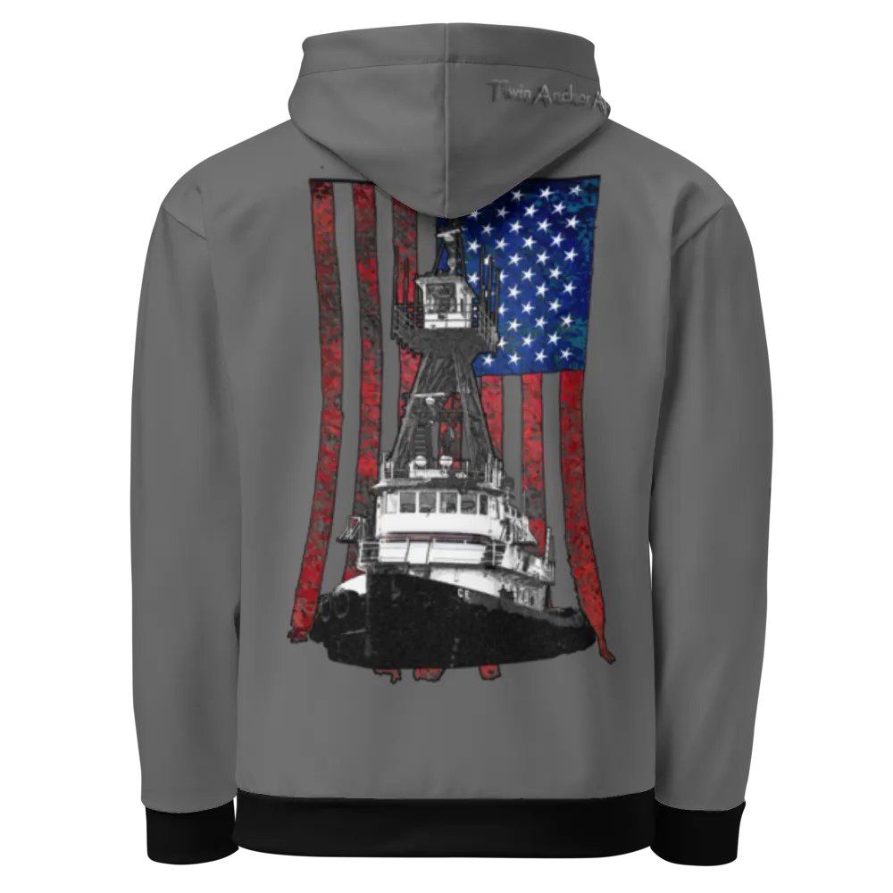 AF & Tug CE (Gray) – Performance Marine Wear | Twin Anchor Apparel North Current Line product image (5)