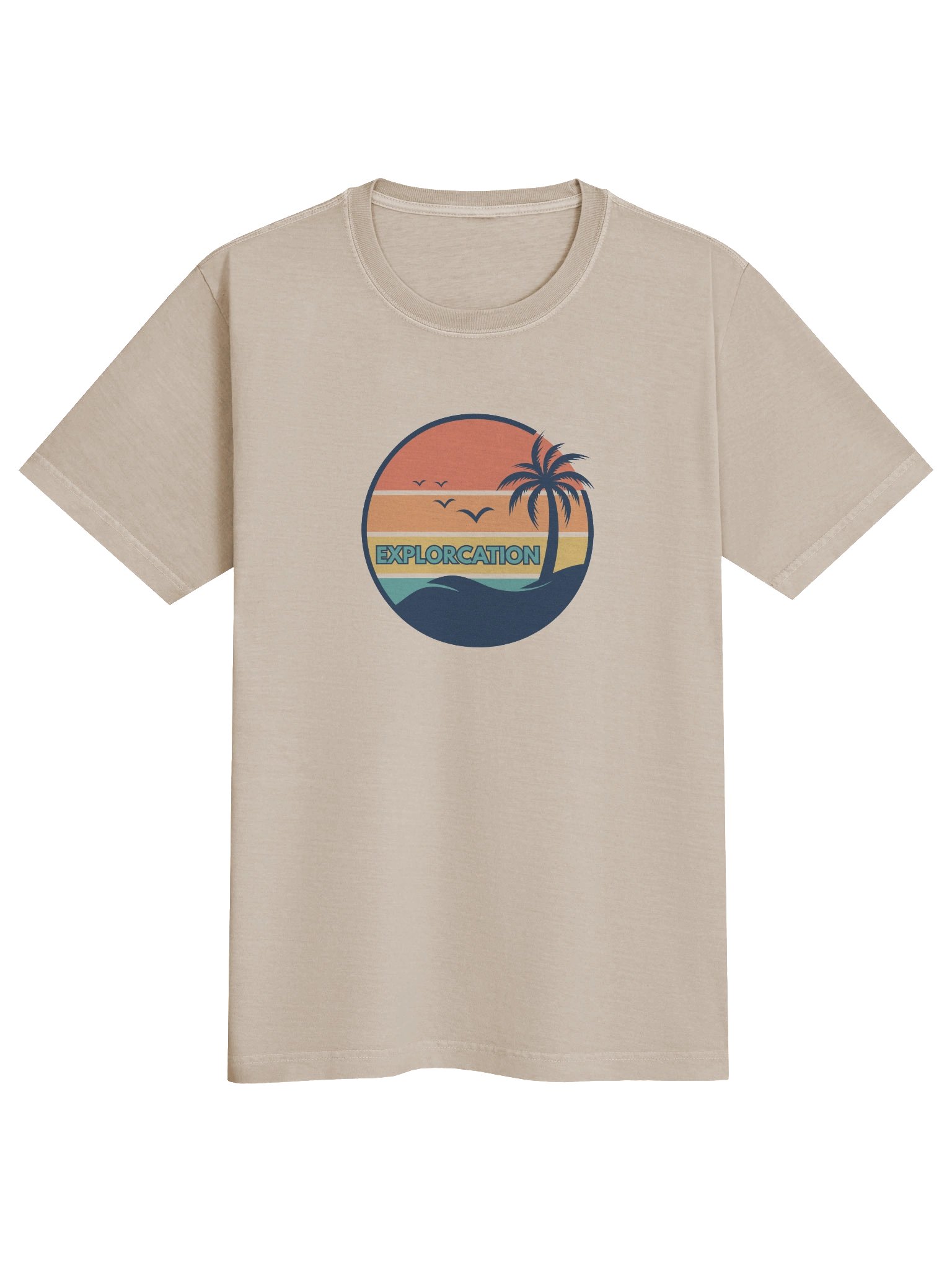 Retro Sunset Oversized T-Shirt product image (3)