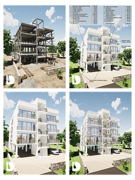 Complete Package Bundle – 3-Storey 6-Unit Apartment Block | DA32301A-DA42301A