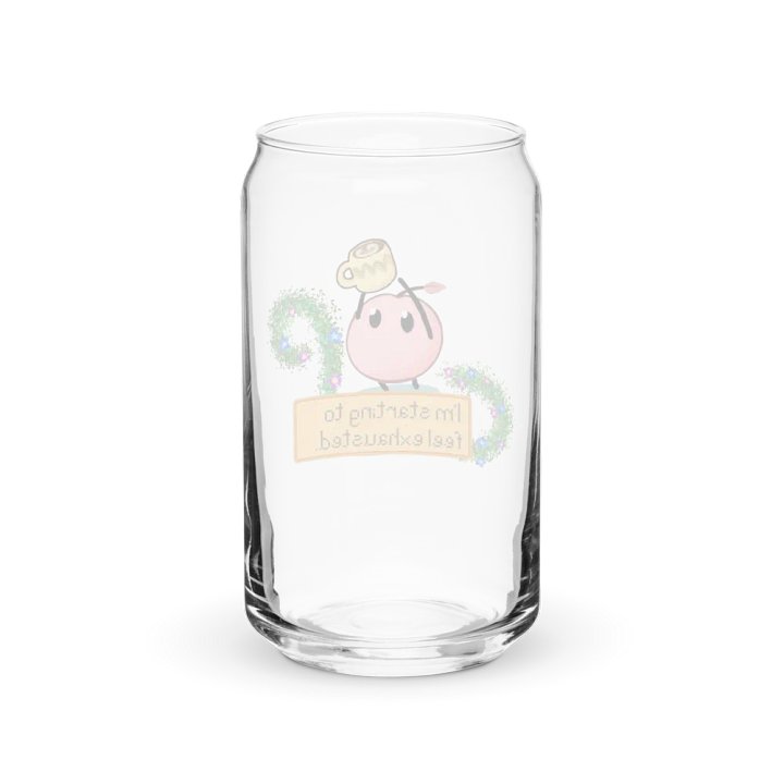 Im Starting To Feel Exhausted Glass Cup product image (6)