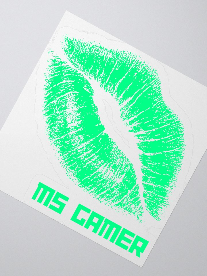 Ms Gamer Mwah Sticker - 3x3 product image (2)