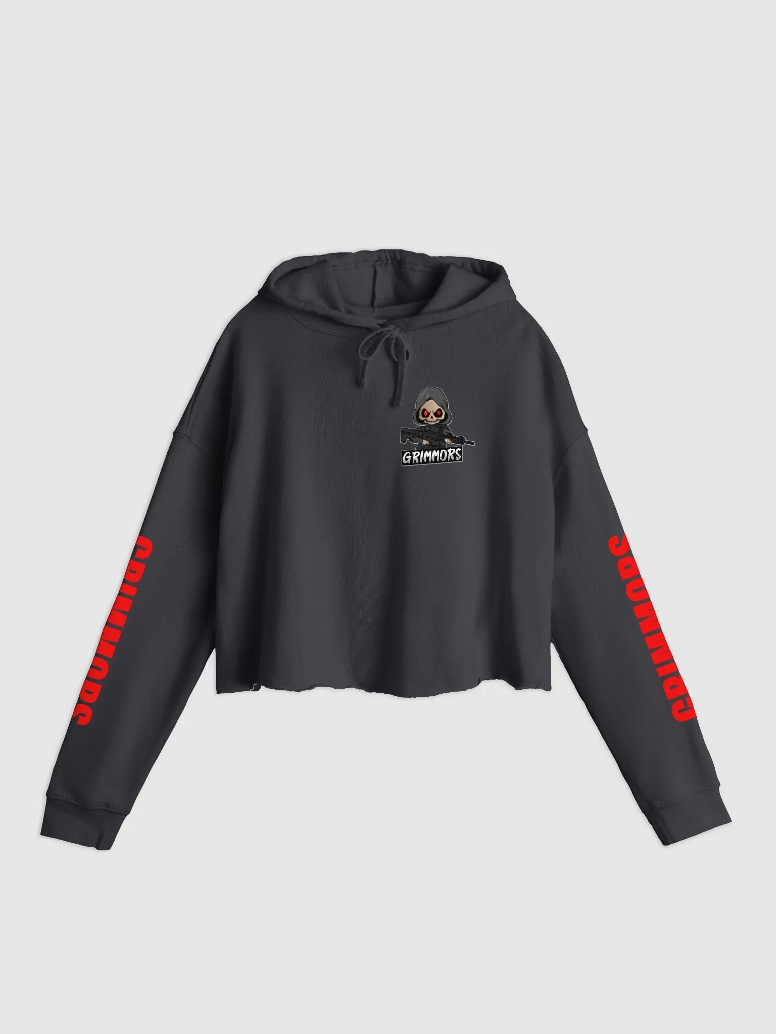 GRIMINORS Vertical Crop Hoodie product image (2)