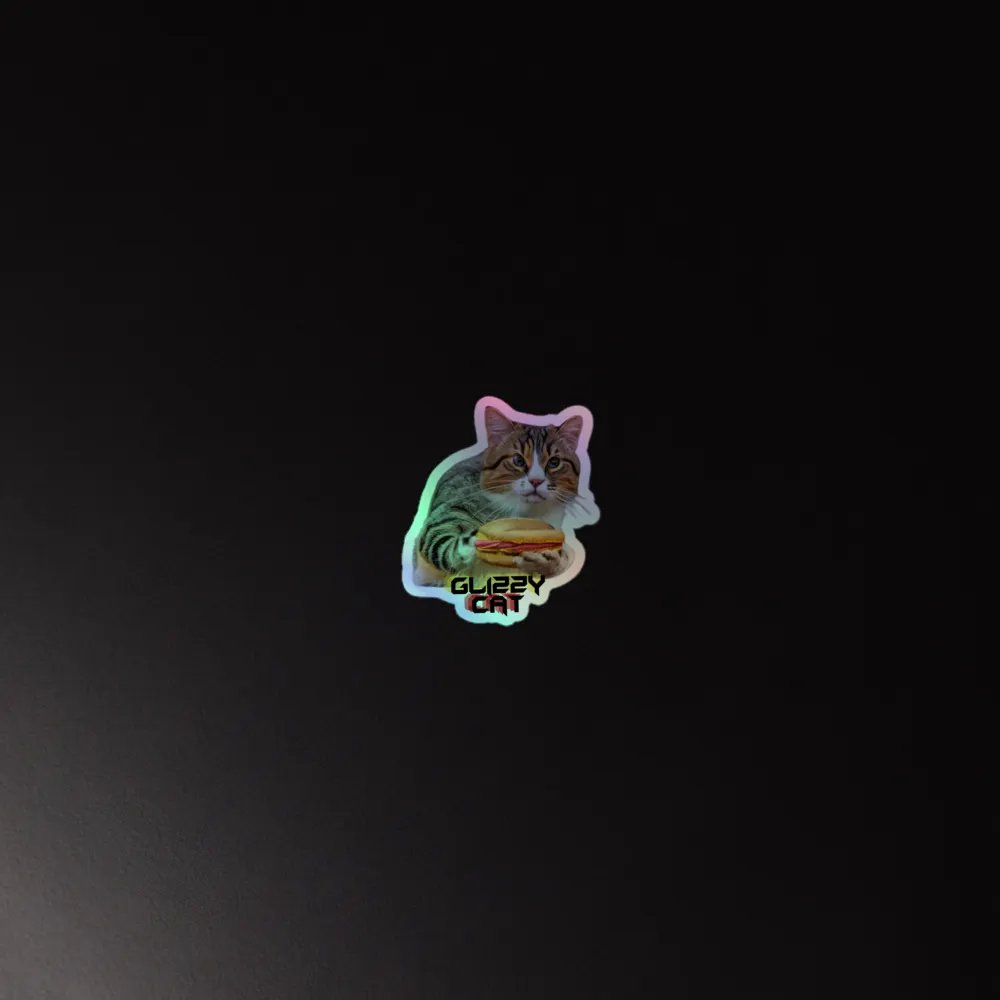 GLIZZY CAT STICKER product image (2)