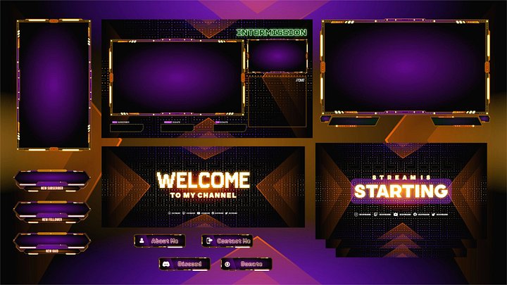 Arcade Stream Overlay Package product image (1)