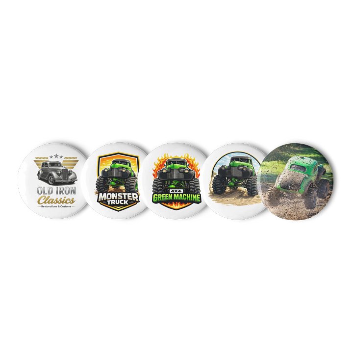 Vintage Car Classics Pin Set product image (1)
