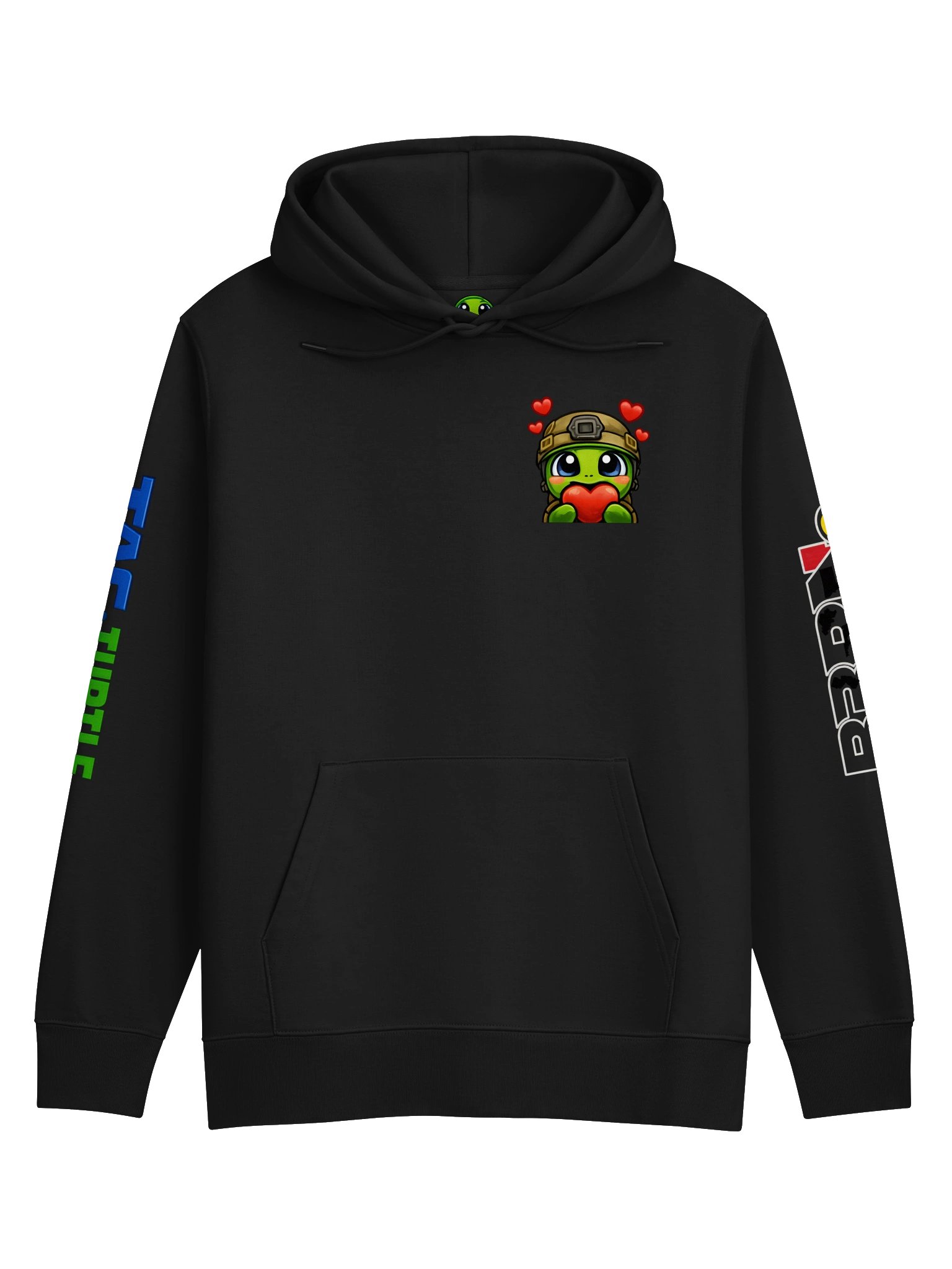 B3RN_e TacTurtle Heart Hoodie product image (1)