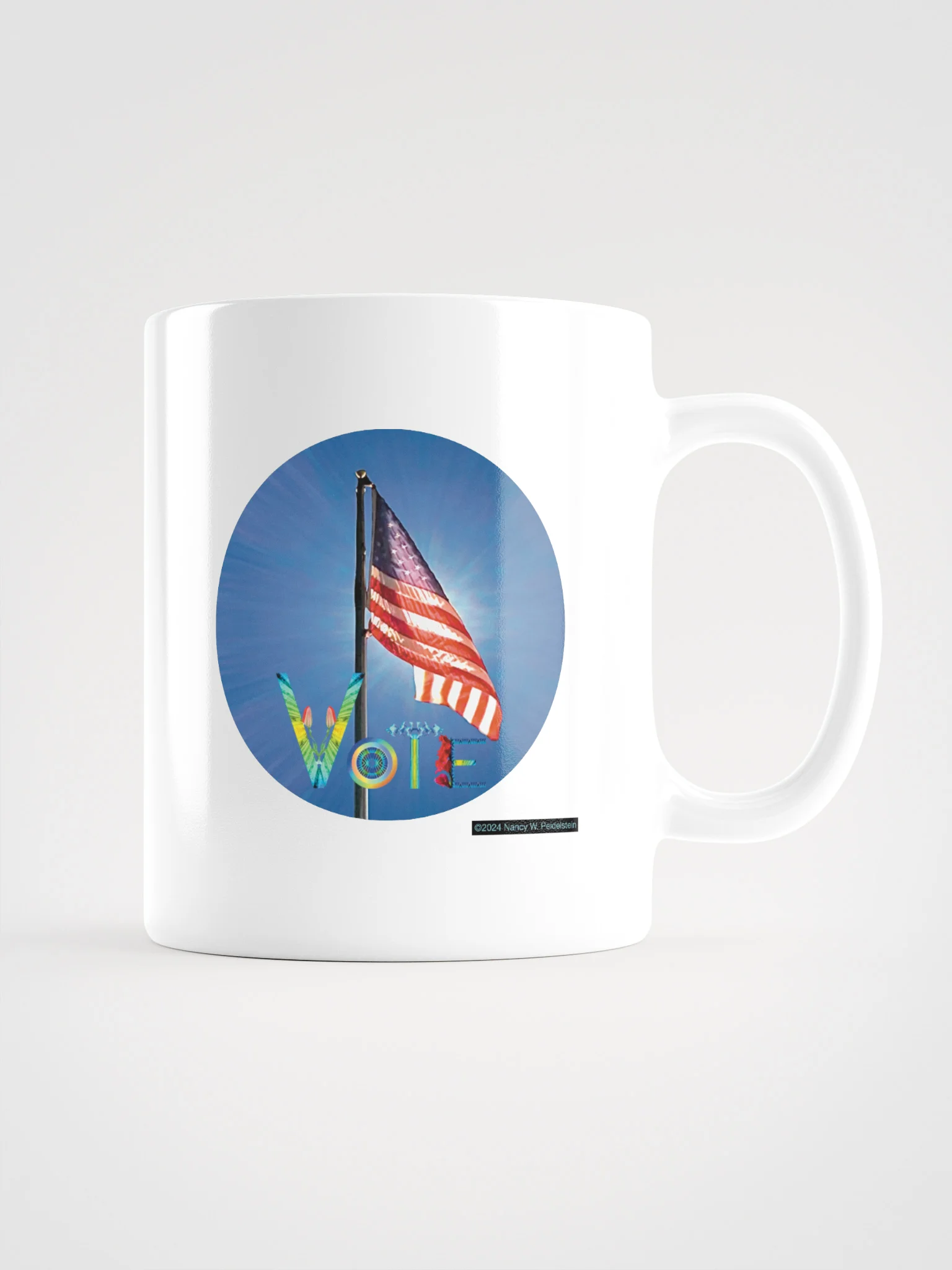 Vote mug with flag product image (3)