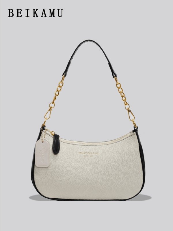 ADLEST 1pc Solid Color PU Leather Shoulder Bag For Women, Versatile Crossbody Bag For Commuting, Adjustable Shoulder Strap product image (1)