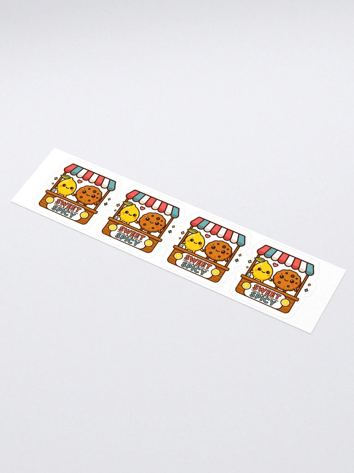 Sweet and Spicy Kiss Cut Stickers (Set of 4) product image (1)