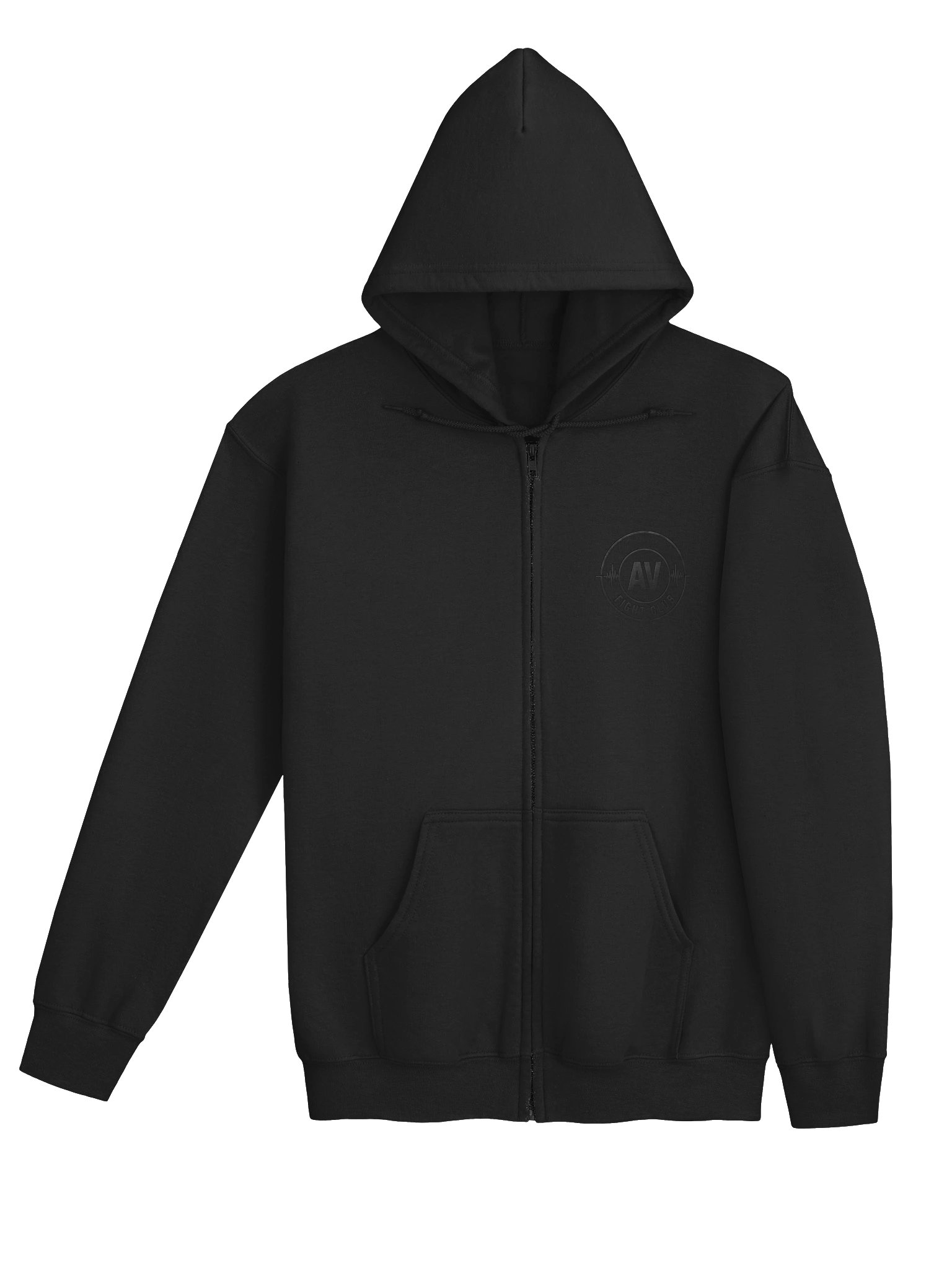 AV Fight Club Zipup Hoodie (Front Logo ONLY) product image (4)