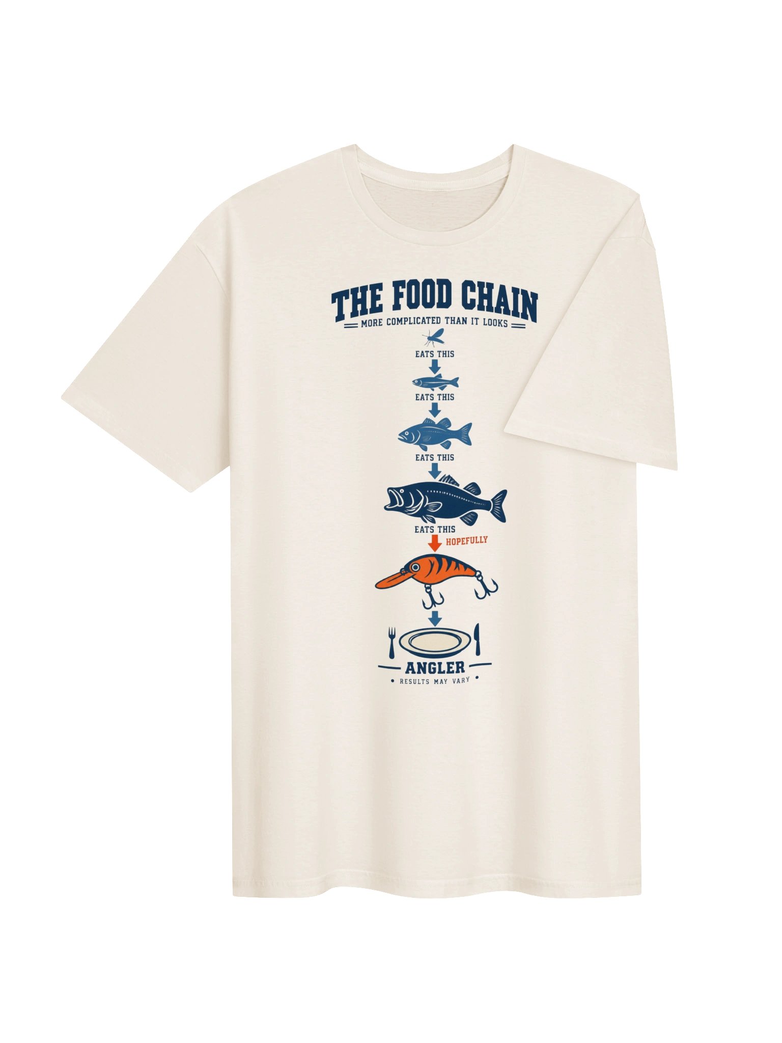 The Angler Food Chain T-Shirt product image (4)