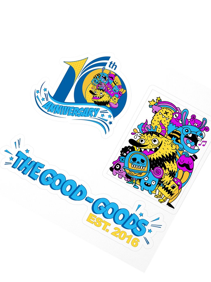 The Good-Goods 10th Anniversary Sticker Sheet product image (2)