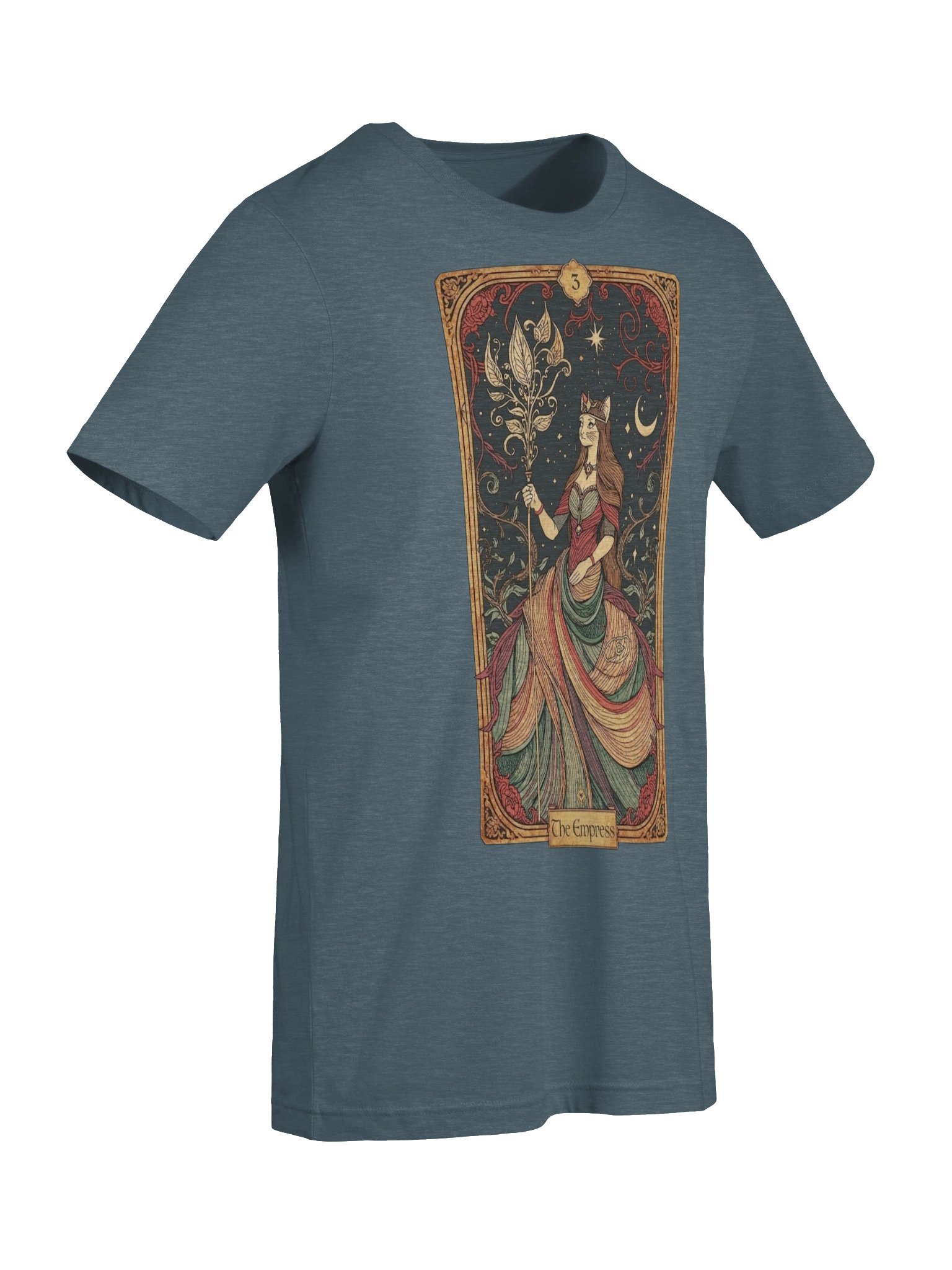 The Empress Tarot Shirt, Art Nouveau Style Graphic Tee, Mystical Feminine Gift product image (8)