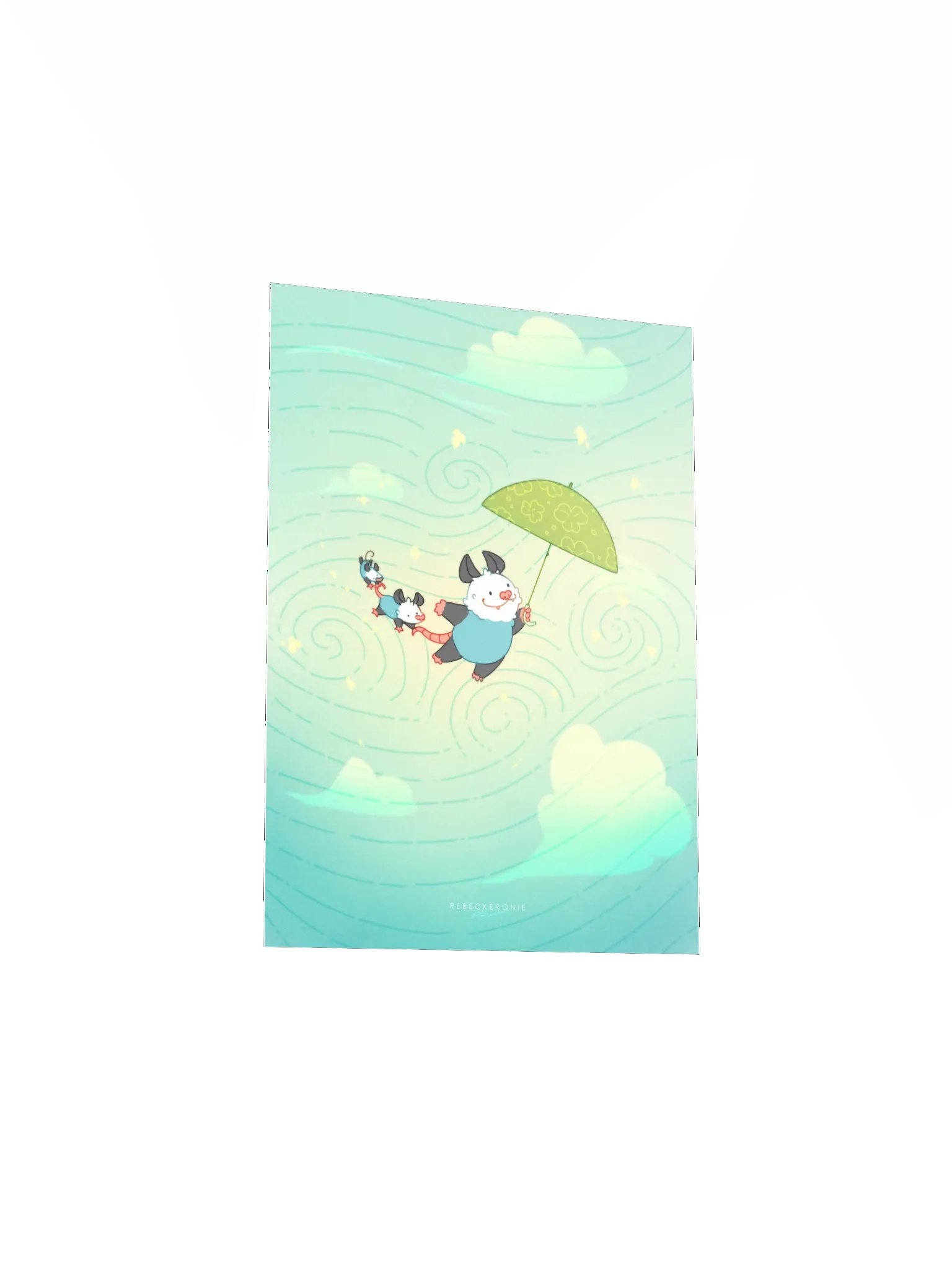 Windy Possum Print product image (5)