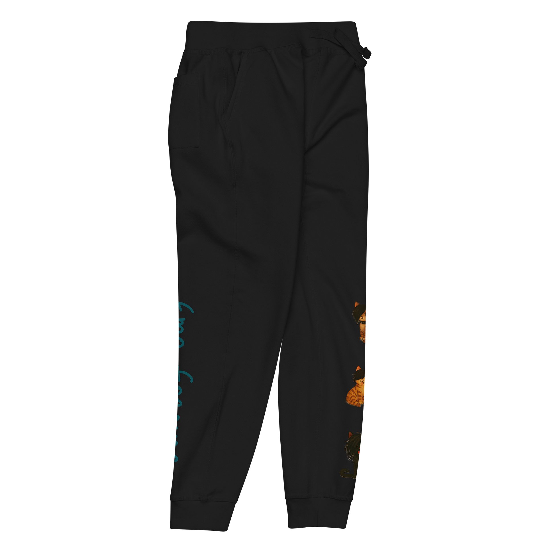 Vertical Emo Block Letters Fleece Joggers product image (3)
