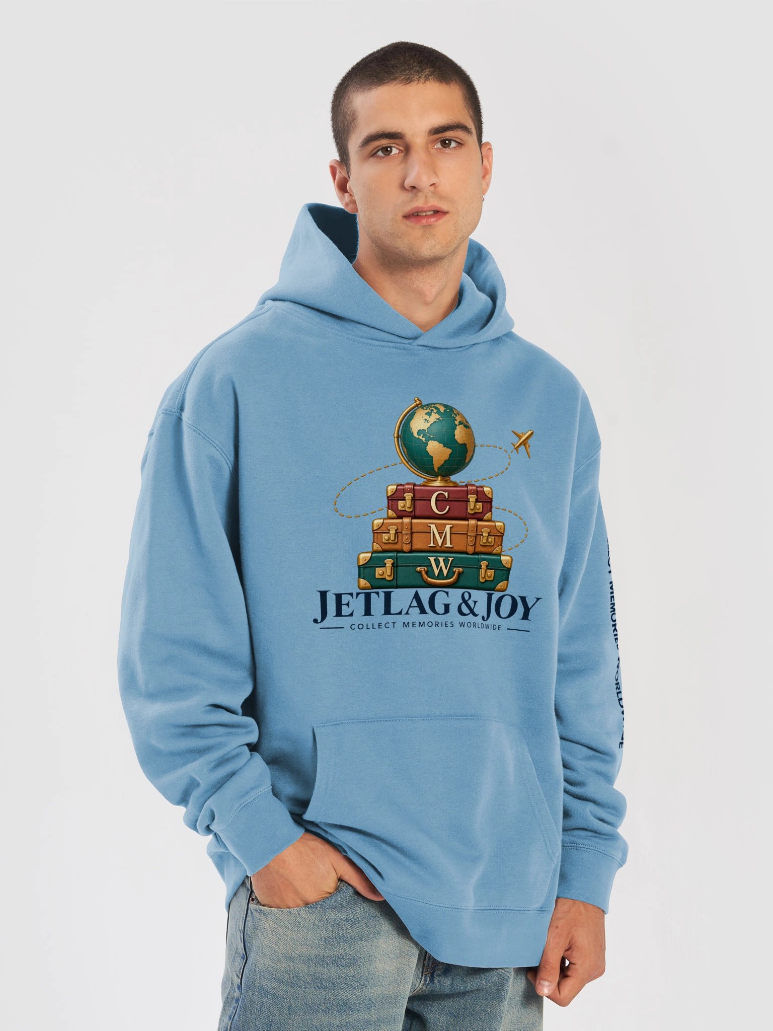 Jetlag & Joy Wanderlust Unisex Hoodie product image (2)