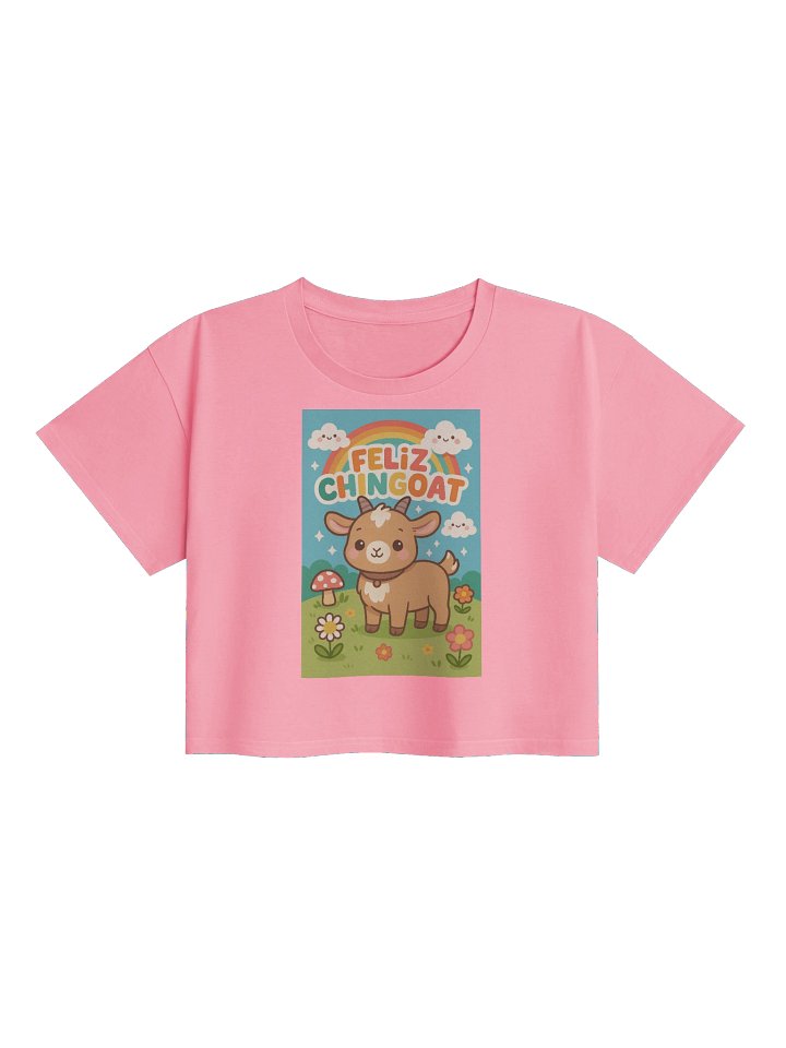 Feliz Chingoat -Adult size- crop top product image (2)